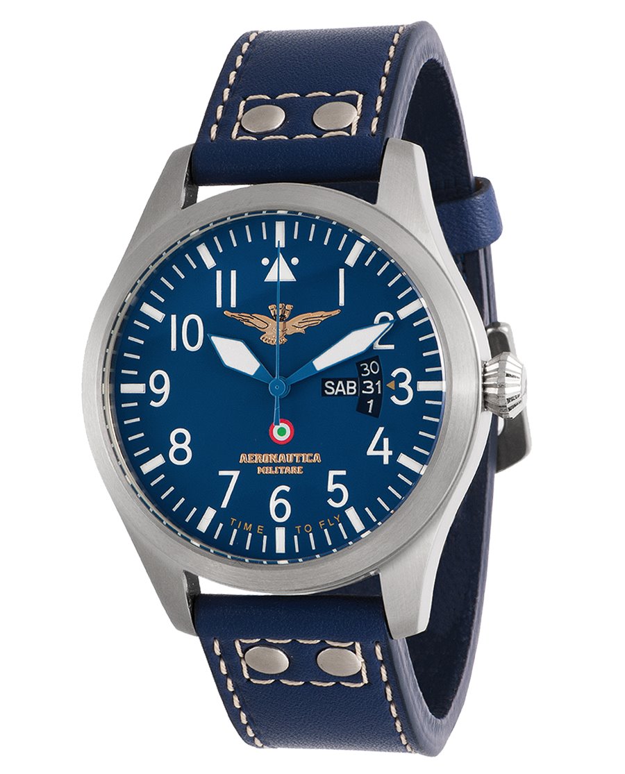 Oiritaly Watch Quartz Man Aeronautica Militare Aviator